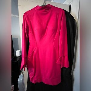 Jovani Pink Bell Sleeve Cocktail Dress Size 4